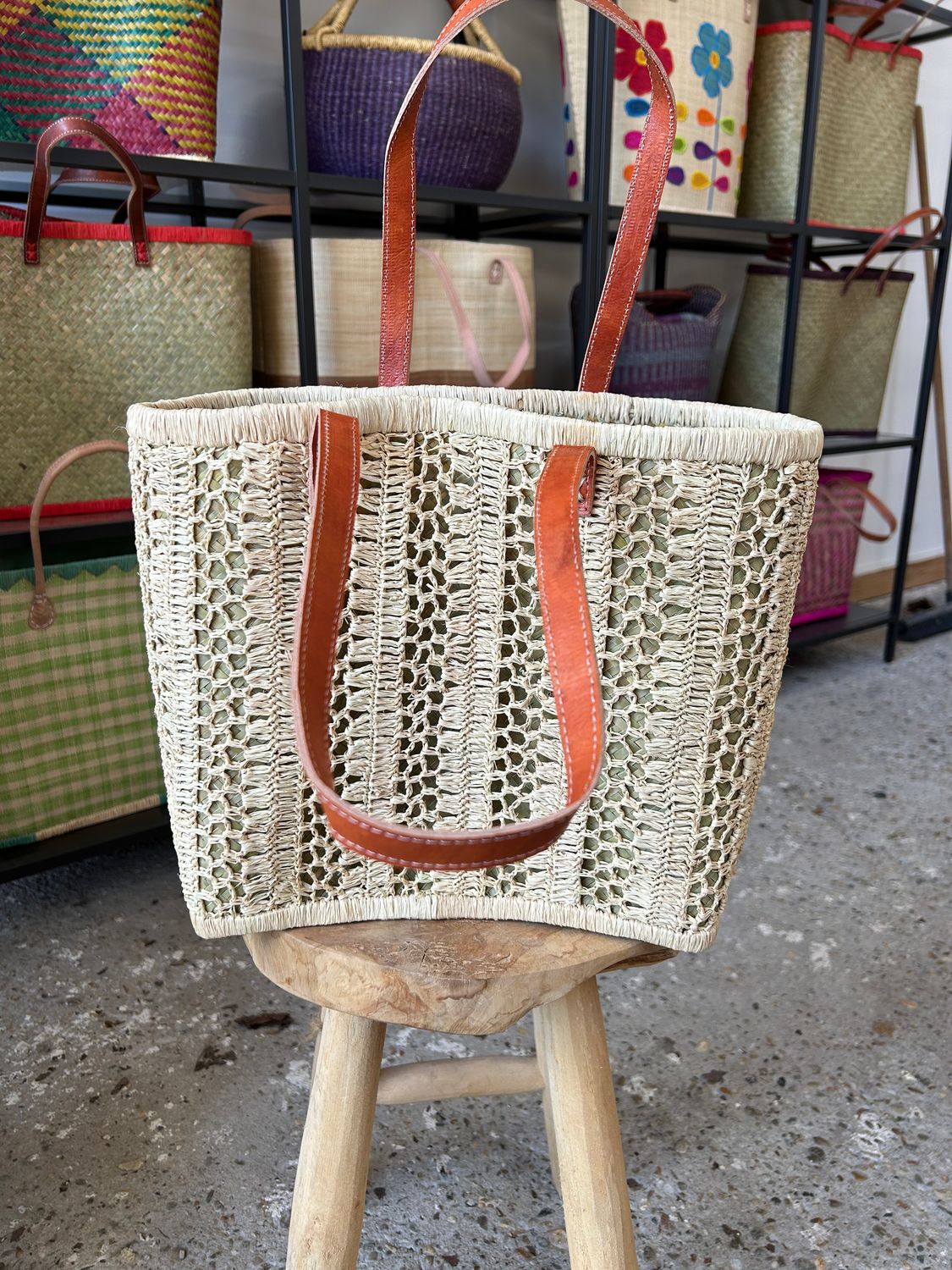 Ibiza Alligator - Handmade (boodschappen) tas