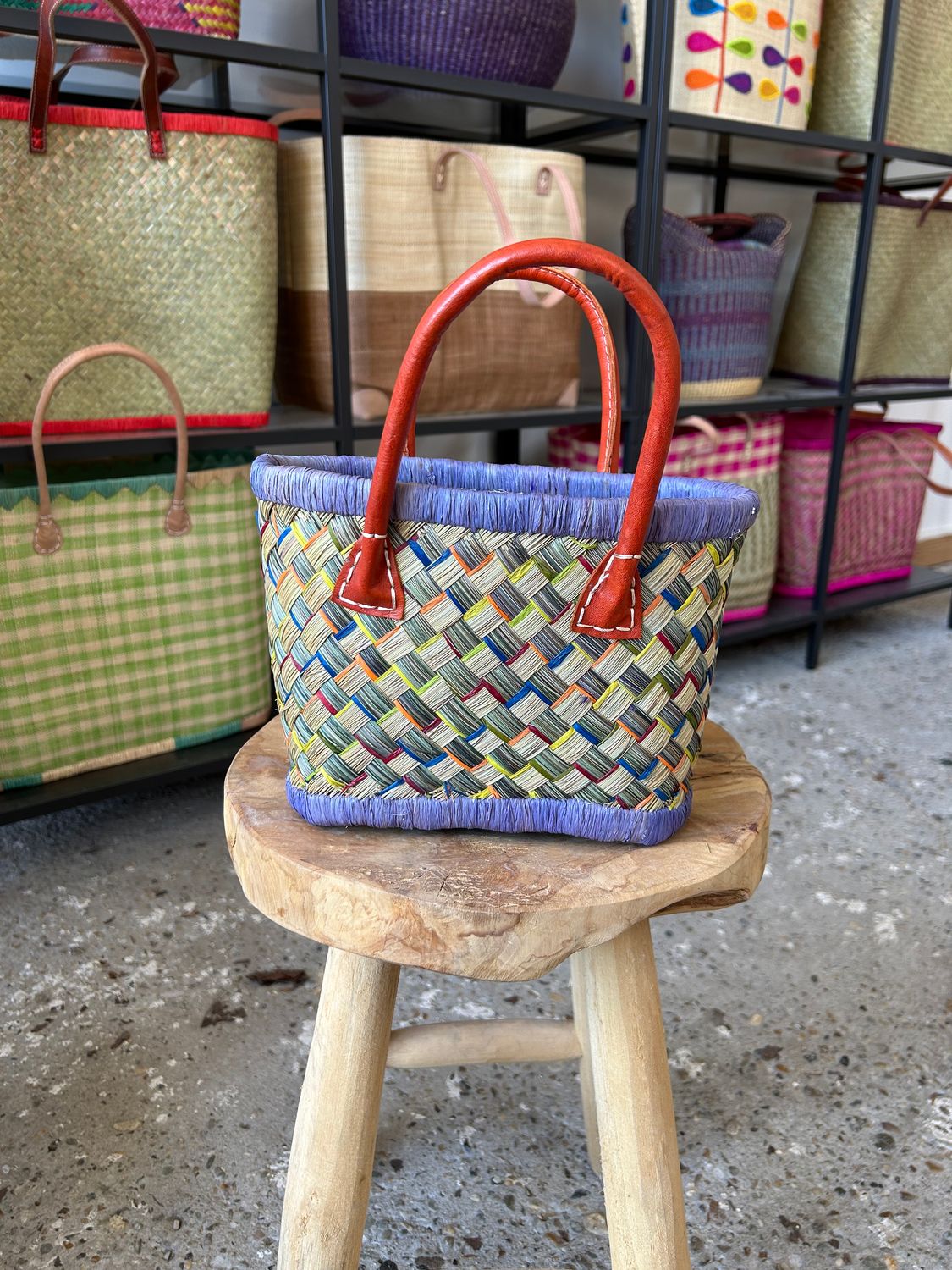 Little Lilac Fairy - Handmade (boodschappen) tas