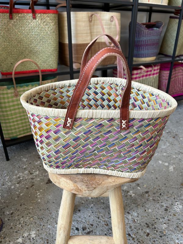 Rainbow S - Handmade (boodschappen) tas