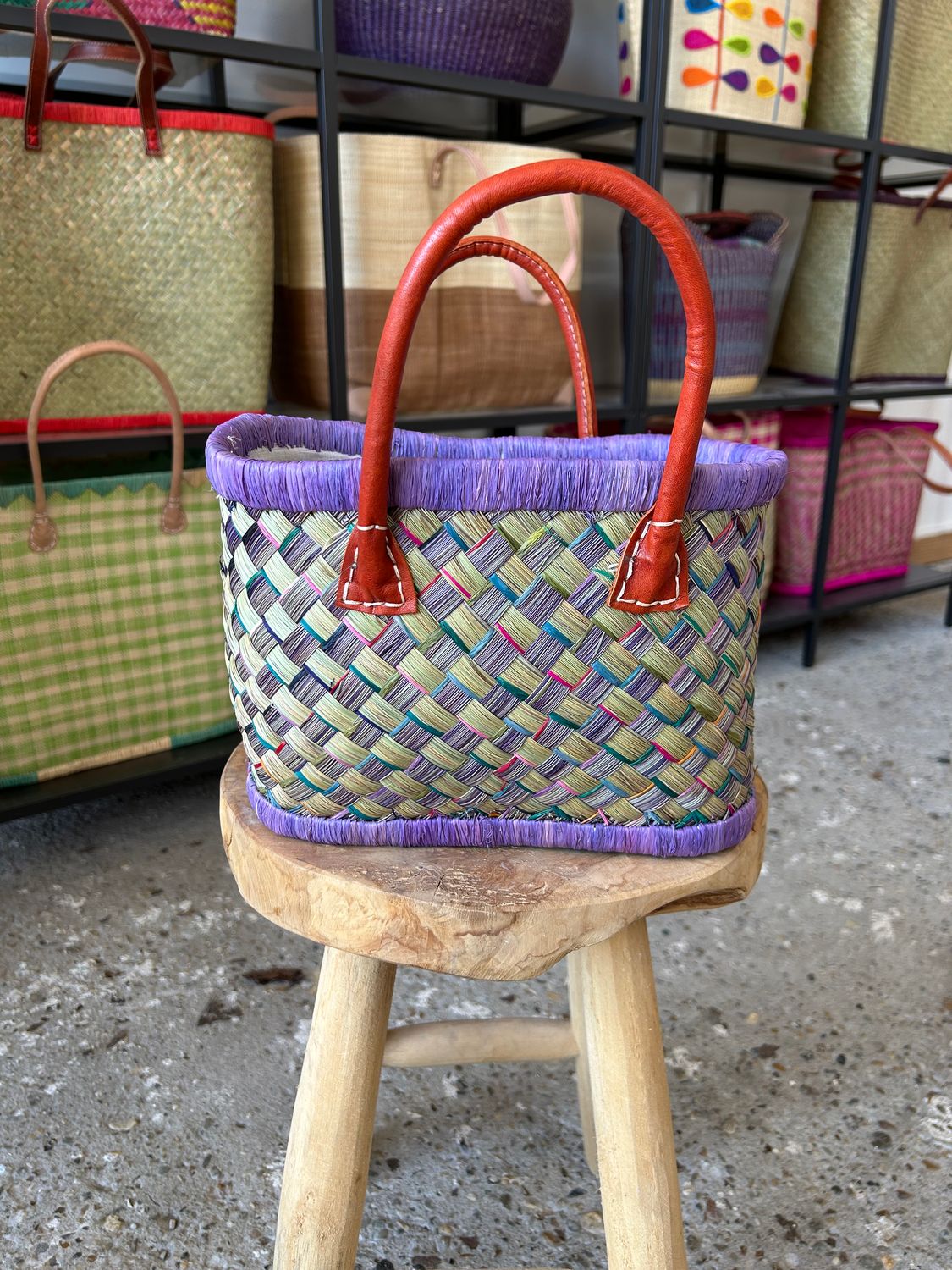 Little Lilac Fairy - Handmade (boodschappen) tas