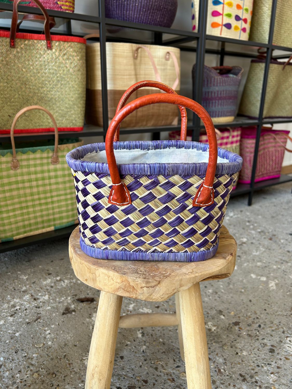 Little Lilac Fairy - Handmade (boodschappen) tas