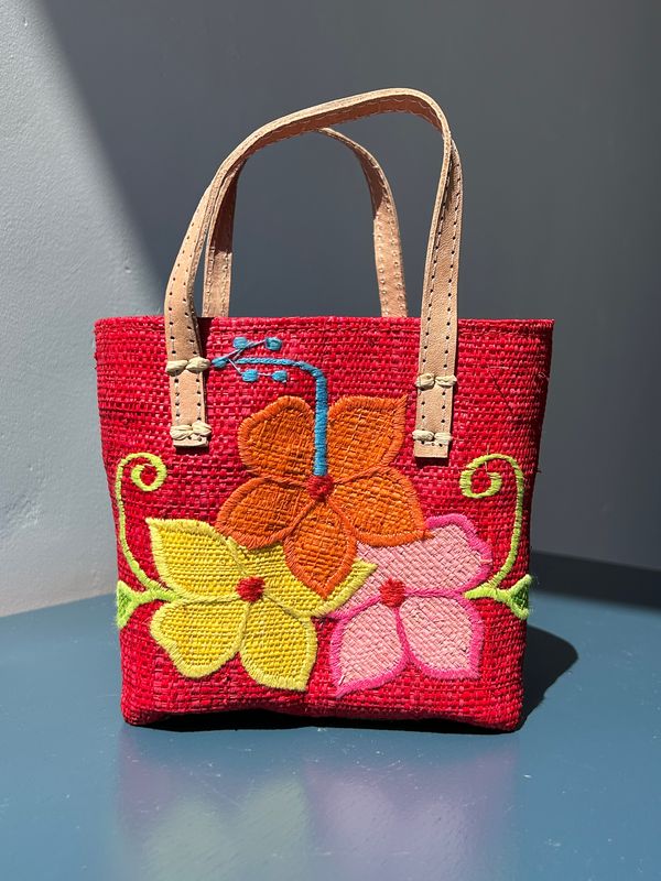 Kids - Blooming handmade (boodschappen) tasje Kids - Blooming handmade (boodschappen) tasje