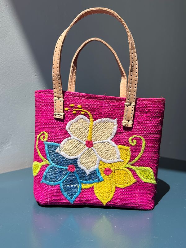 Kids - Blooming handmade (boodschappen) tasje Kids - Blooming handmade (boodschappen) tasje