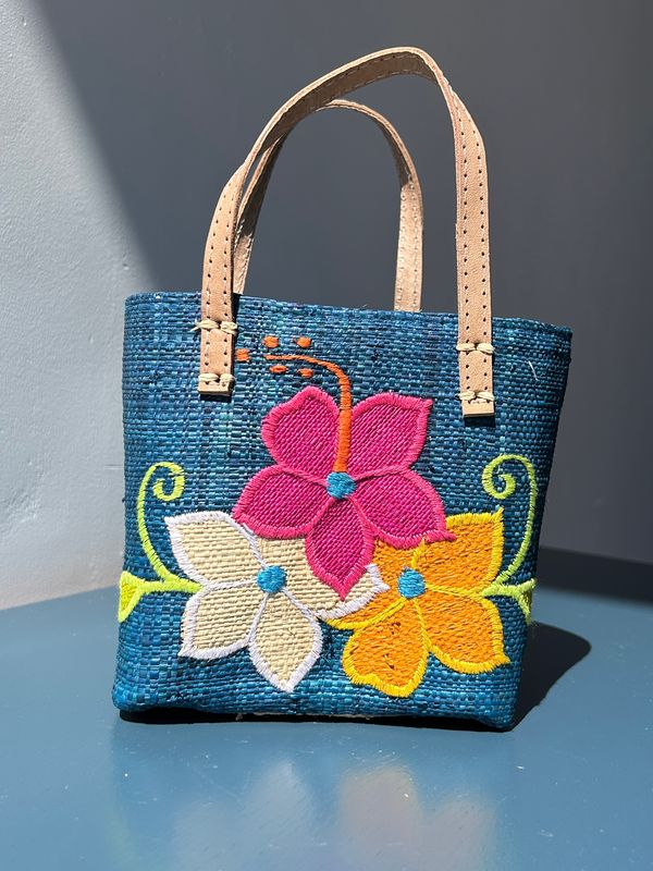 Kids - Blooming handmade (boodschappen) tasje Kids - Blooming handmade (boodschappen) tasje