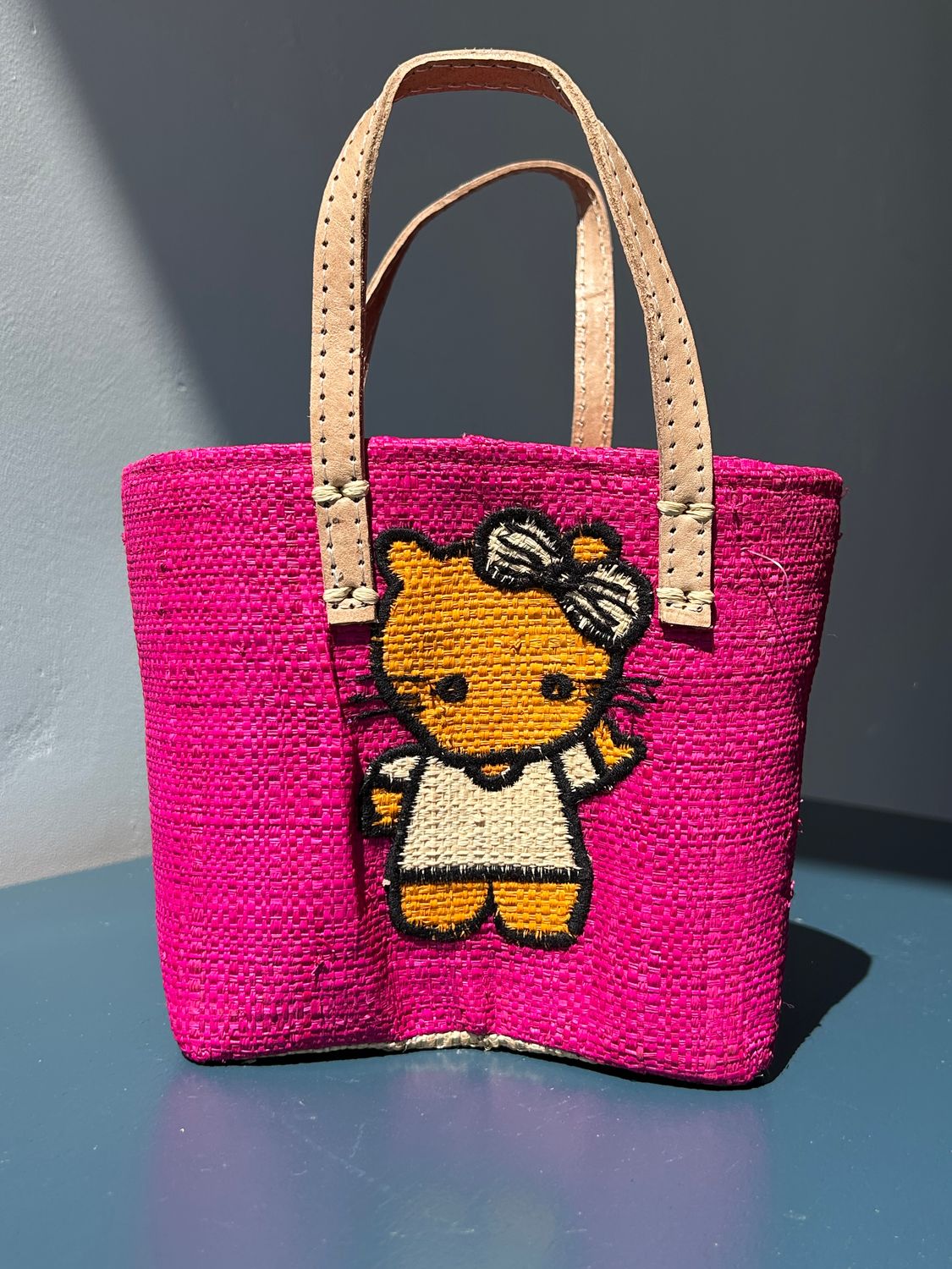 Kids - Kitty handmade (boodschappen) tasje