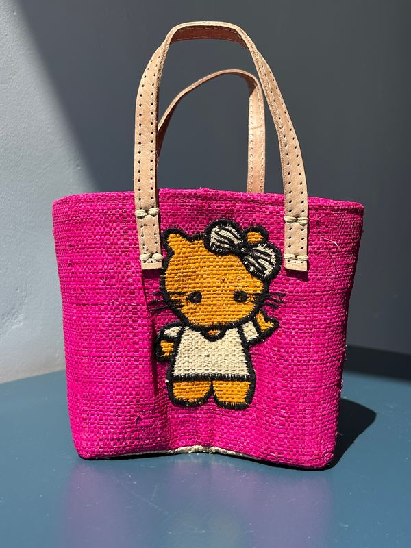Kids - Kitty handmade (boodschappen) tasje Kids - Kitty handmade (boodschappen) tasje