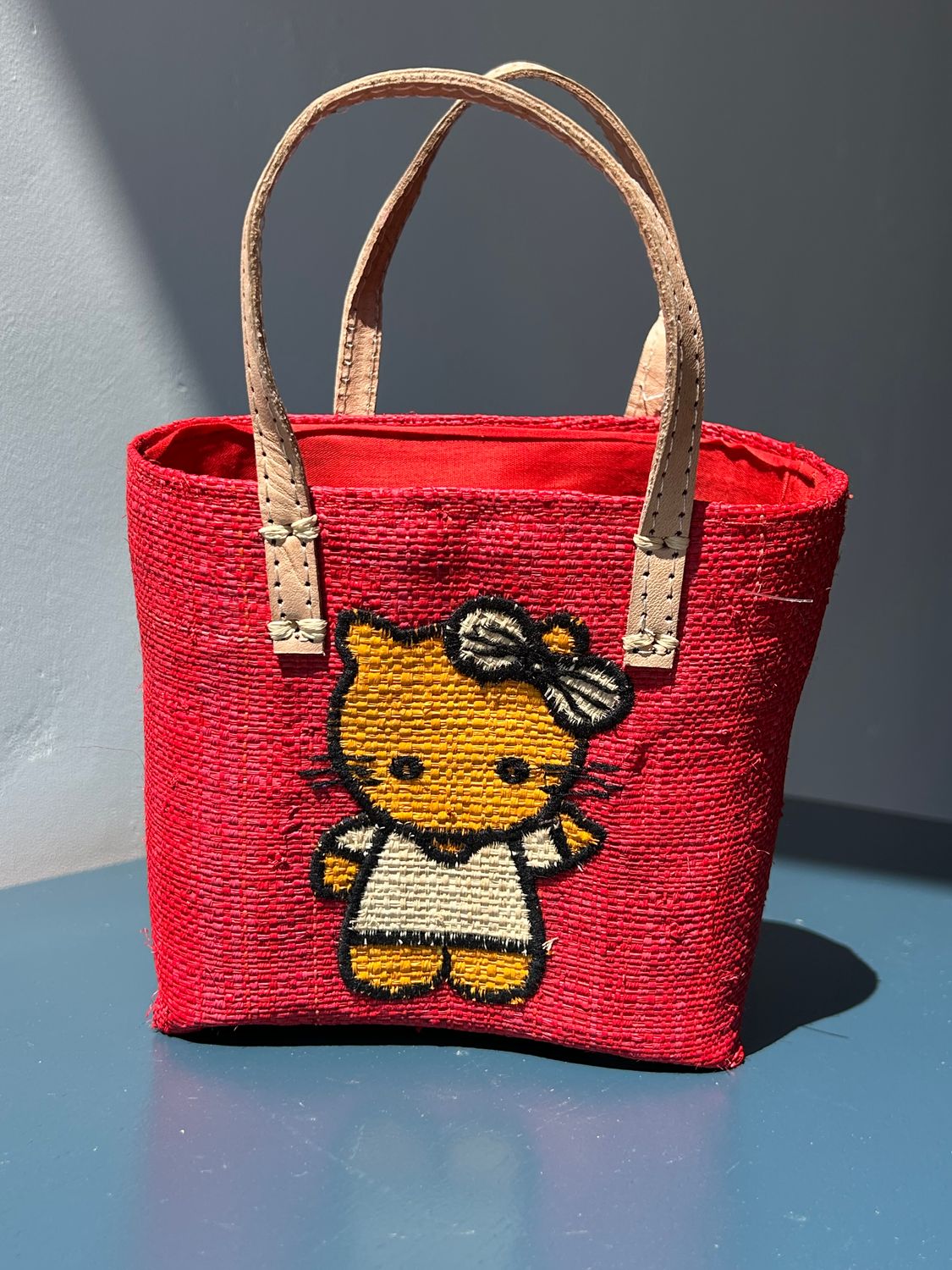 Kids - Kitty handmade (boodschappen) tasje Kids - Kitty handmade (boodschappen) tasje