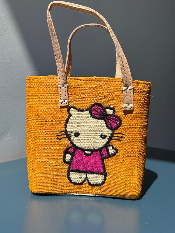 Kids - Kitty handmade (boodschappen) tasje Kids - Kitty handmade (boodschappen) tasje