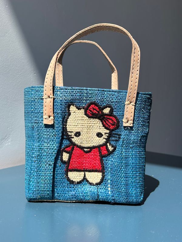 Kids - Kitty handmade (boodschappen) tasje Kids - Kitty handmade (boodschappen) tasje