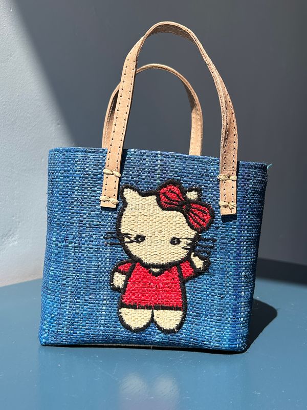 Kids - Kitty handmade (boodschappen) tasje Kids - Kitty handmade (boodschappen) tasje