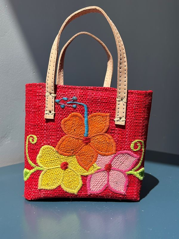 Kids - Blooming handmade (boodschappen) tasje Kids - Blooming handmade (boodschappen) tasje