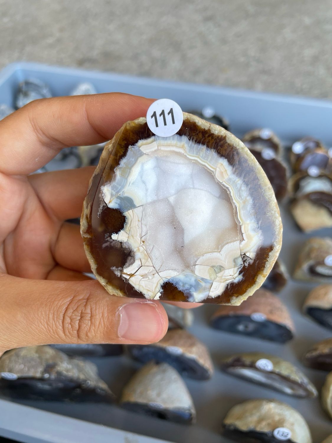 Agaat geode 111 Agaat geode 111