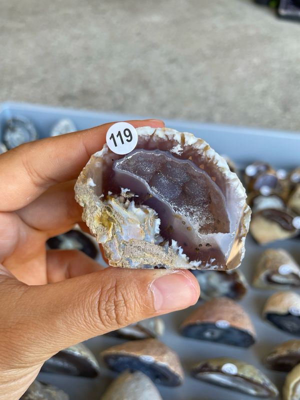 Agaat geode 119 Agaat geode 119