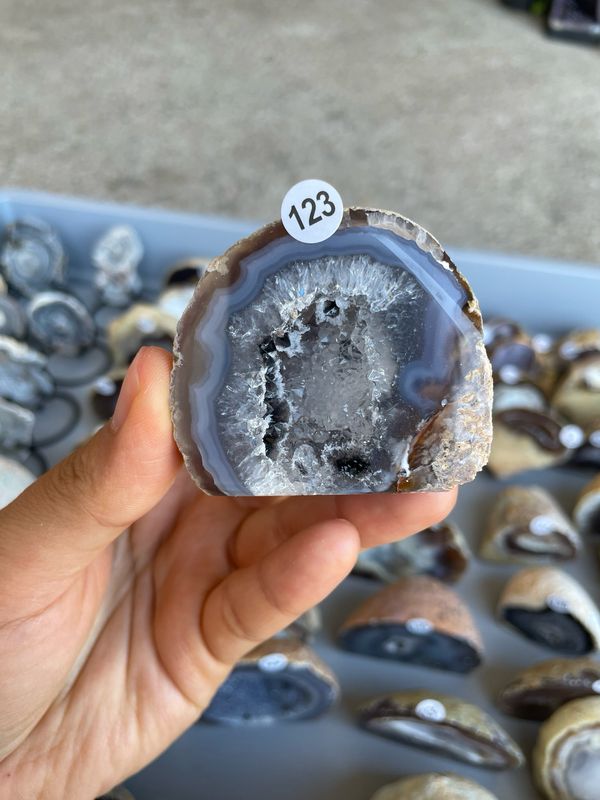 Agaat geode 123 Agaat geode 123