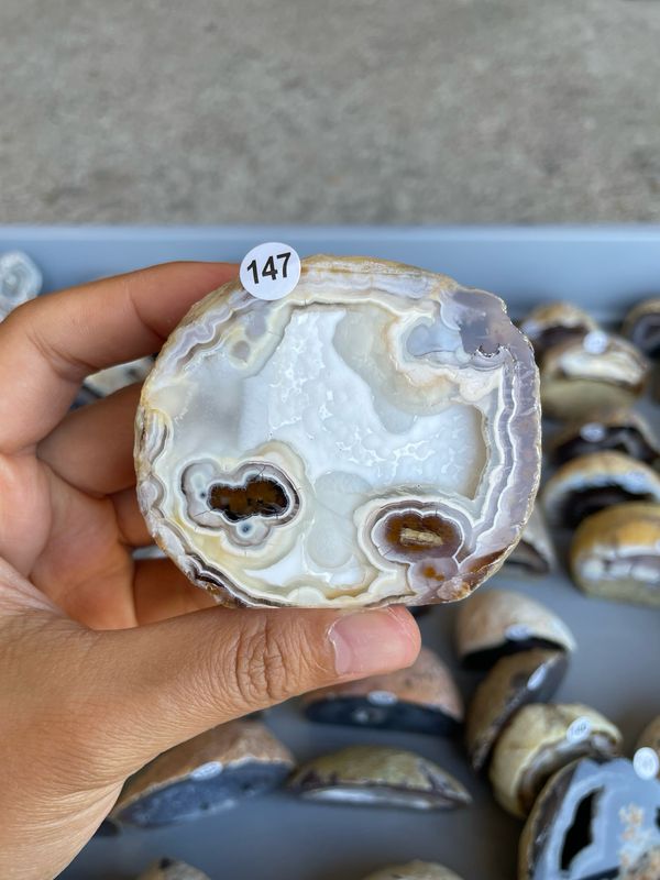 Agaat geode 147 Agaat geode 147