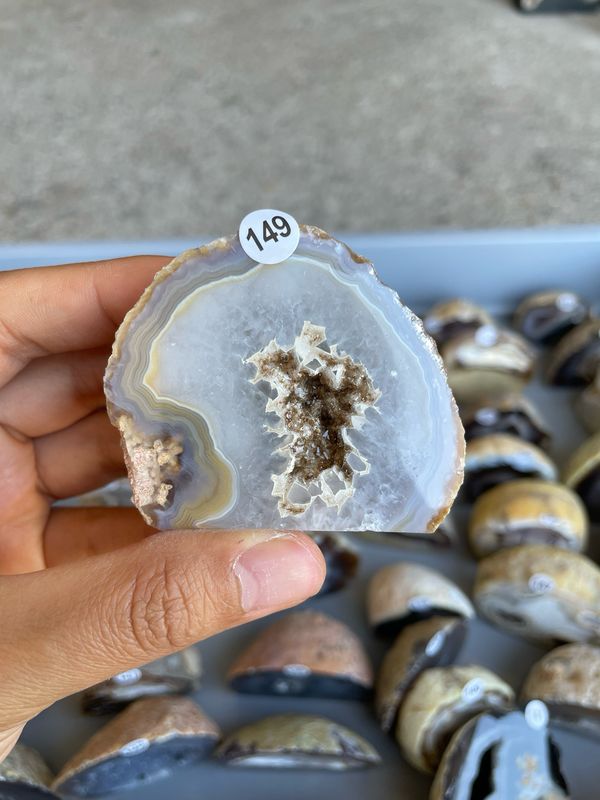 Agaat geode 149 Agaat geode 149