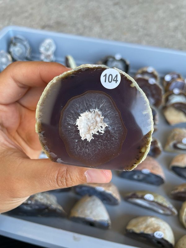 Agaat geode 104 Agaat geode 104