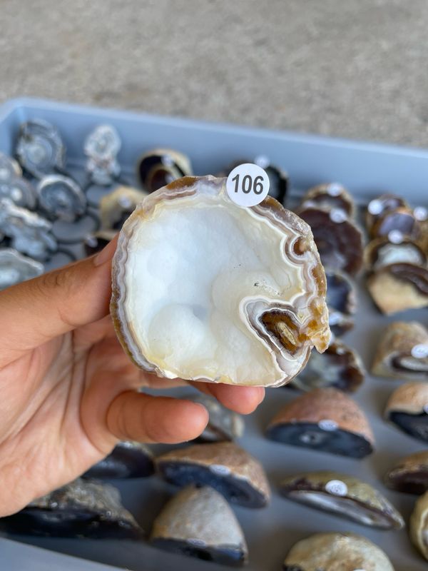 Agaat geode 106 Agaat geode 106