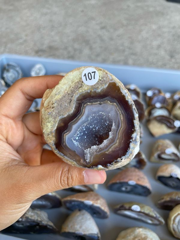 Agaat geode 107 Agaat geode 107