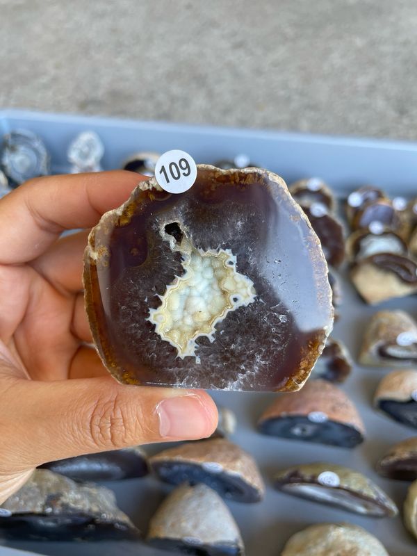 Agaat geode 109 Agaat geode 109