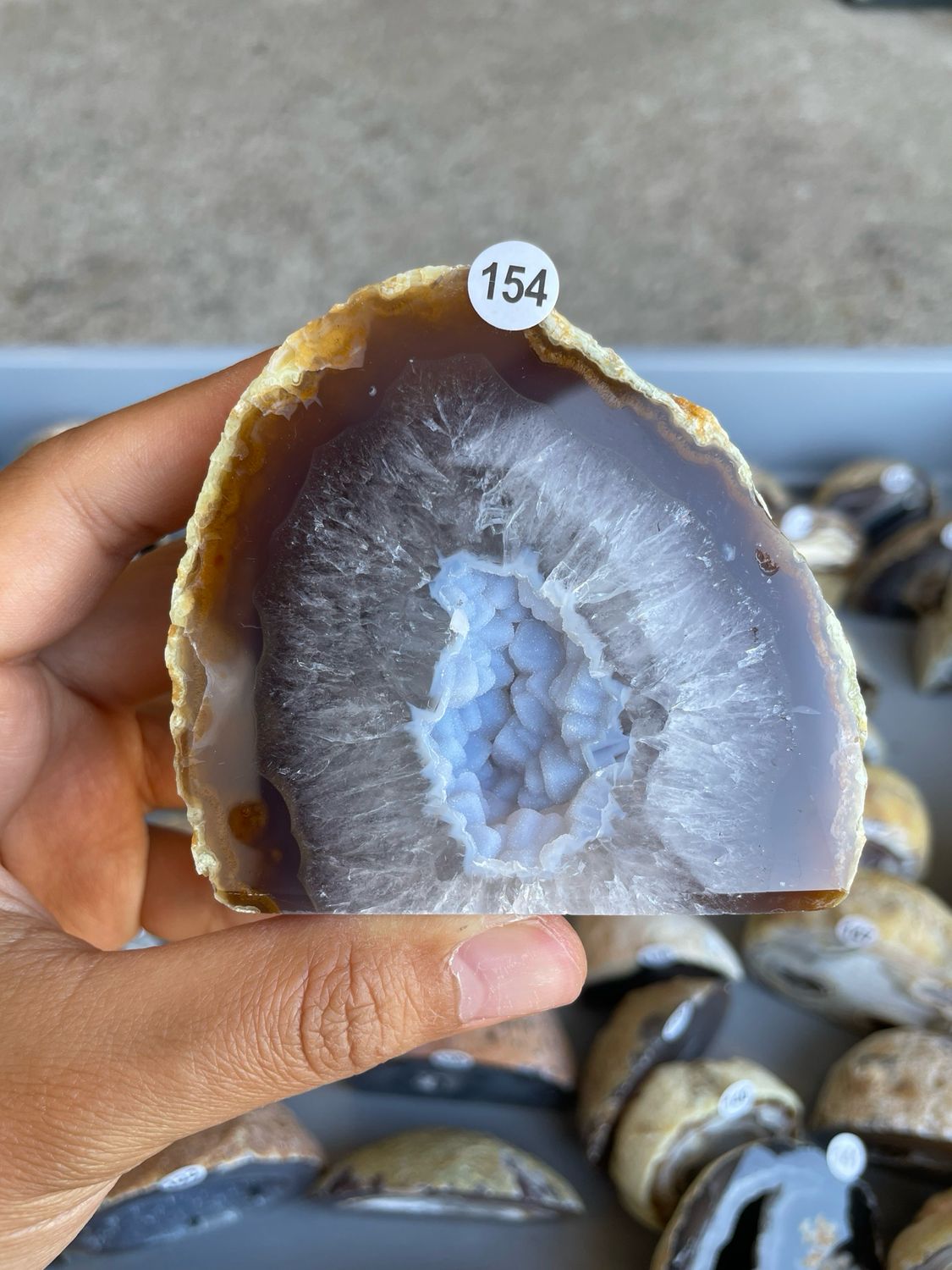 Agaat geode 154 Agaat geode 154