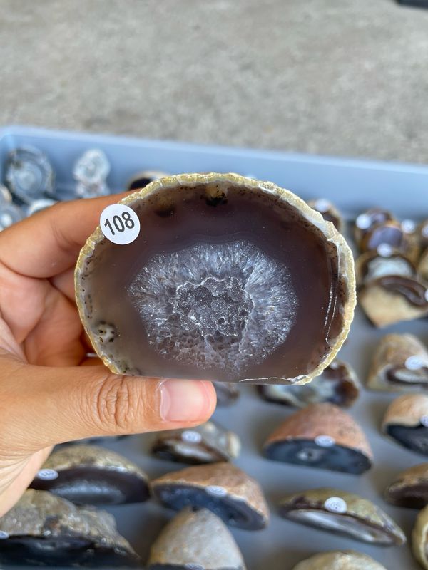 Agaat geode 108 Agaat geode 108