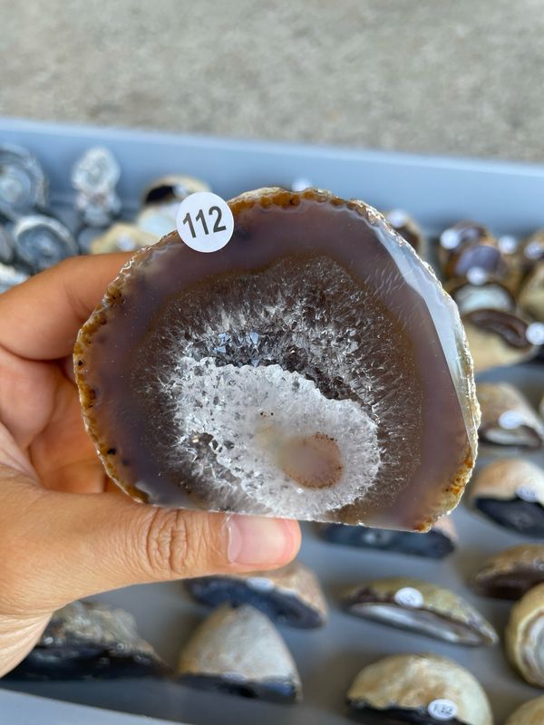 Agaat geode 112 Agaat geode 112