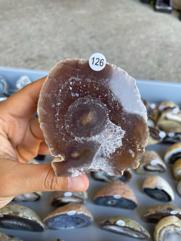 Agaat geode 126 Agaat geode 126
