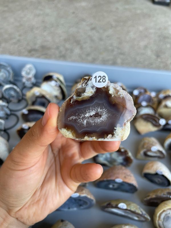 Agaat geode 128 Agaat geode 128