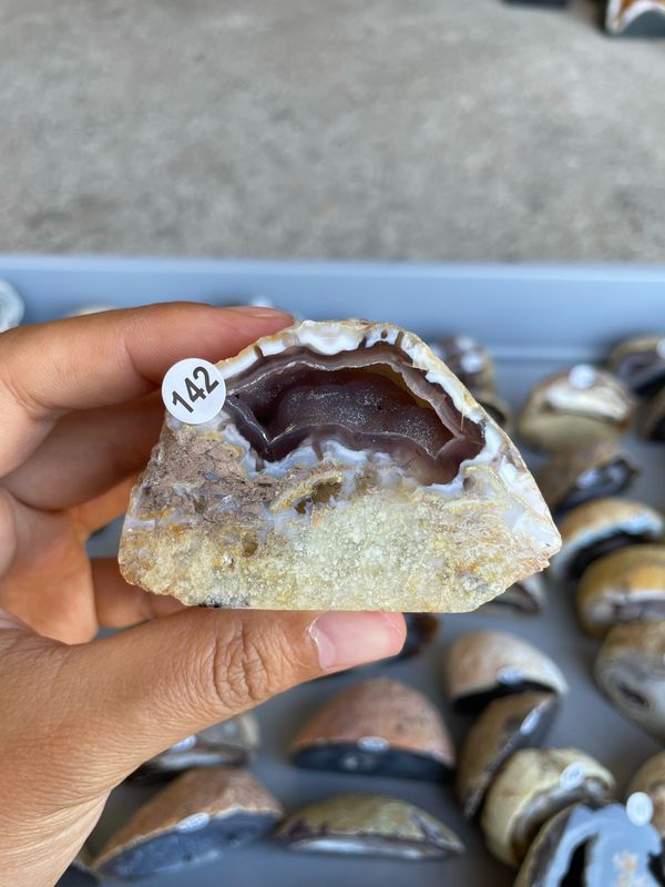 Agaat geode 142 Agaat geode 142