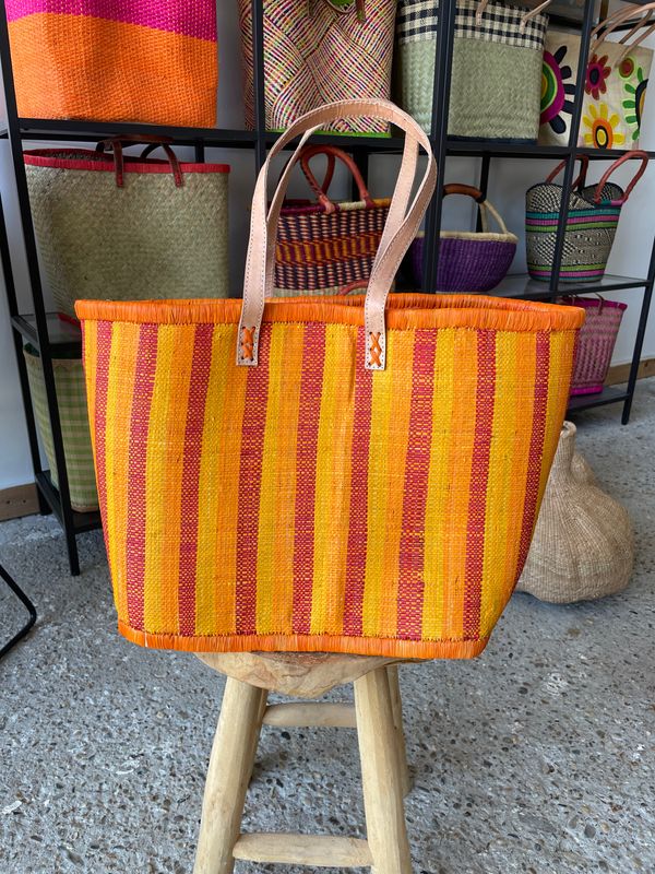 Sahara Sunset - Handmade (boodschappen) tas Sahara Sunset - Handmade (boodschappen) tas