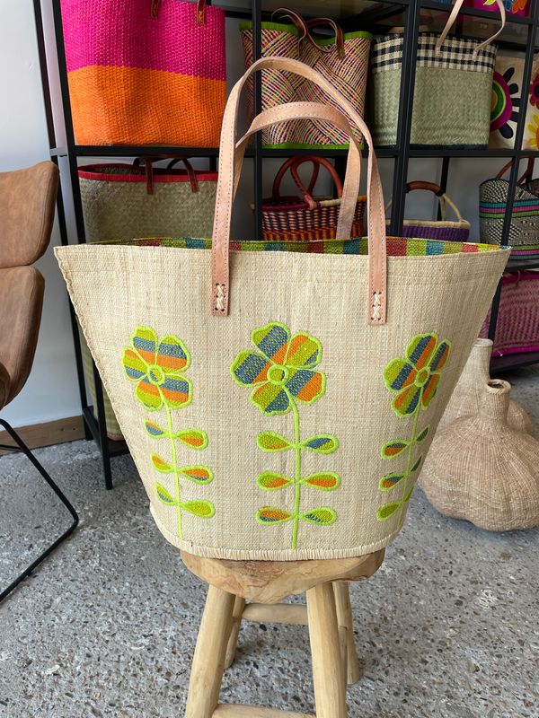 Sunflower - Handmade (boodschappen) tas Sunflower - Handmade (boodschappen) tas