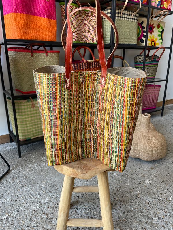 Sunweave Tote - Handmade (boodschappen) tas Sunweave Tote - Handmade (boodschappen) tas
