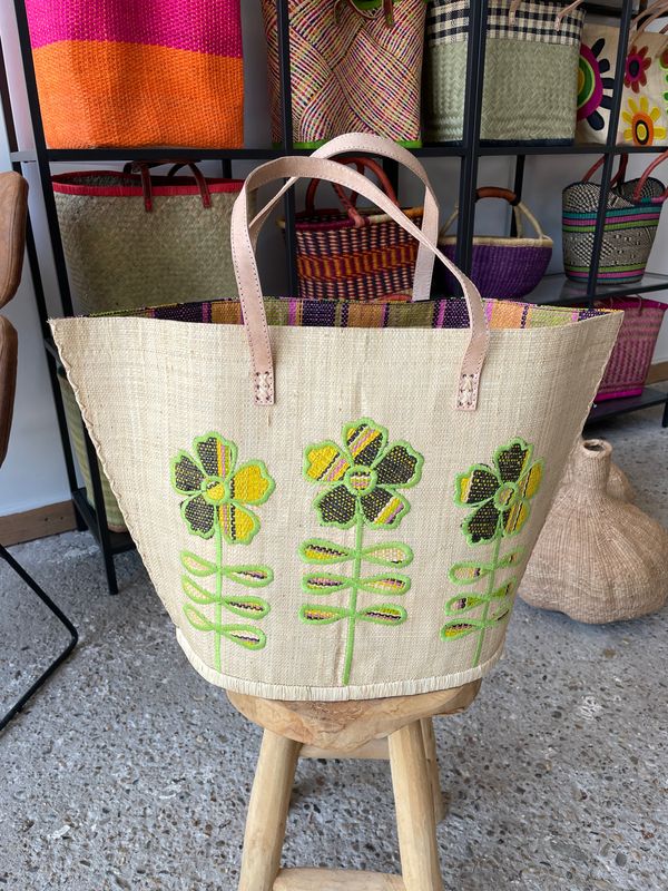 Sunflower - Handmade (boodschappen) tas Sunflower - Handmade (boodschappen) tas