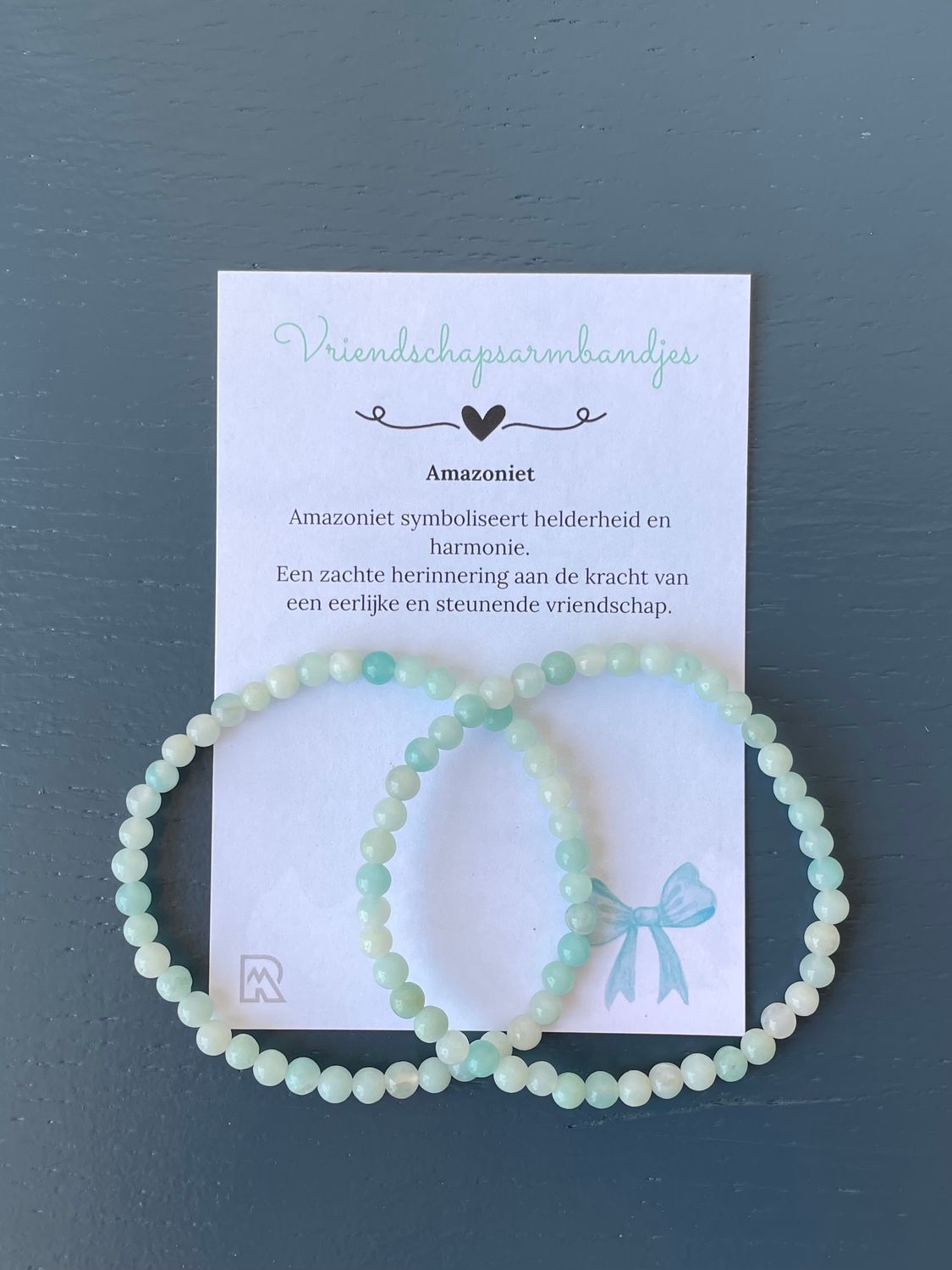 Vriendschap Armbandjes - Amazoniet 4mm Vriendschap Armbandjes - Amazoniet 4mm