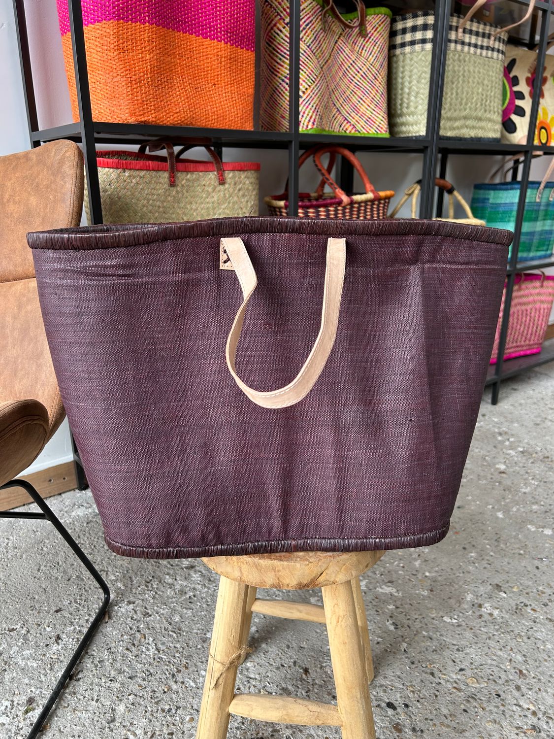 Burgundy Soda Pop - Handmade (boodschappen) tas Burgundy Soda Pop - Handmade (boodschappen) tas