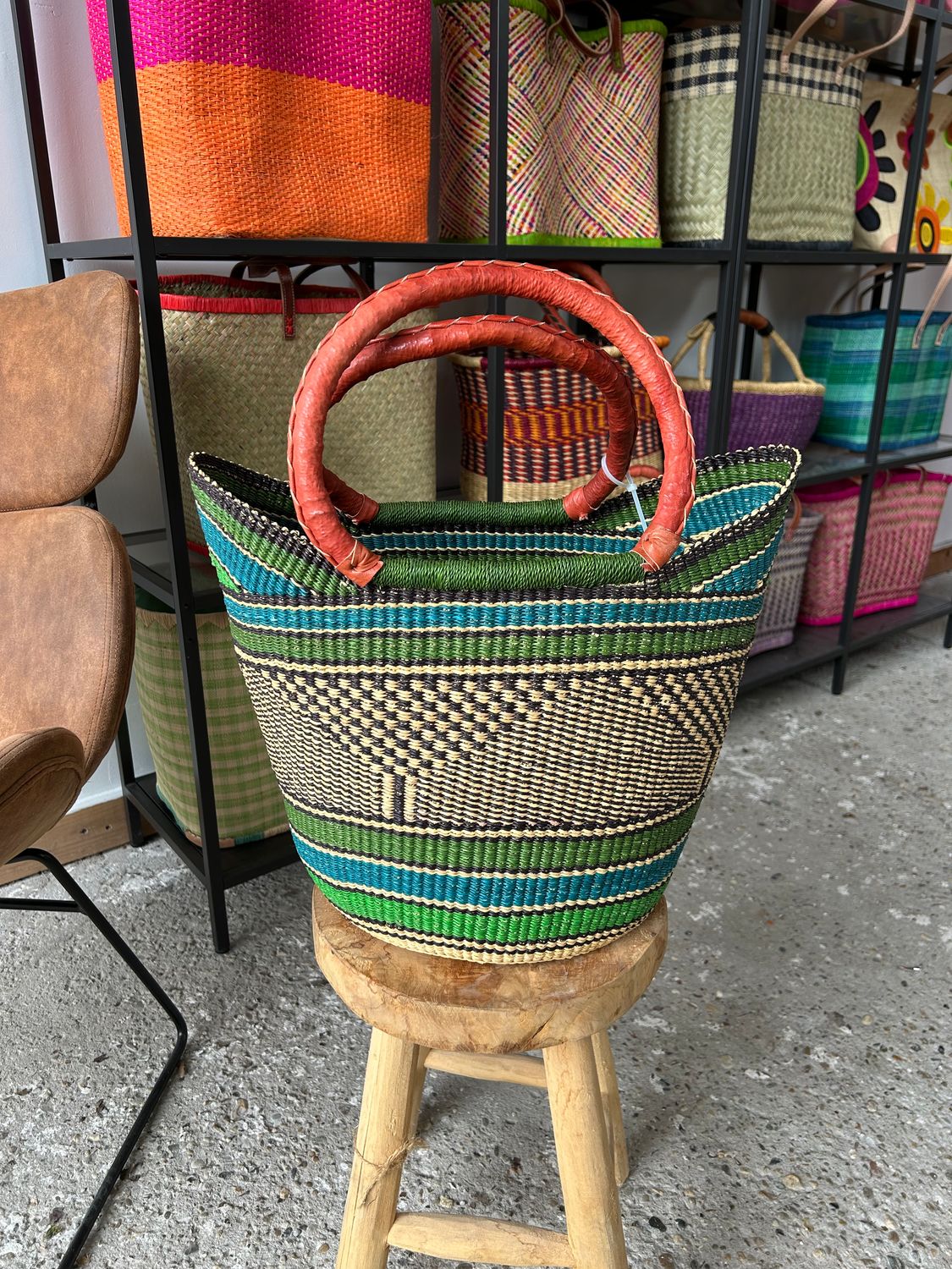 Greenish Harmony - Handmade (boodschappen) tas Greenish Harmony - Handmade (boodschappen) tas