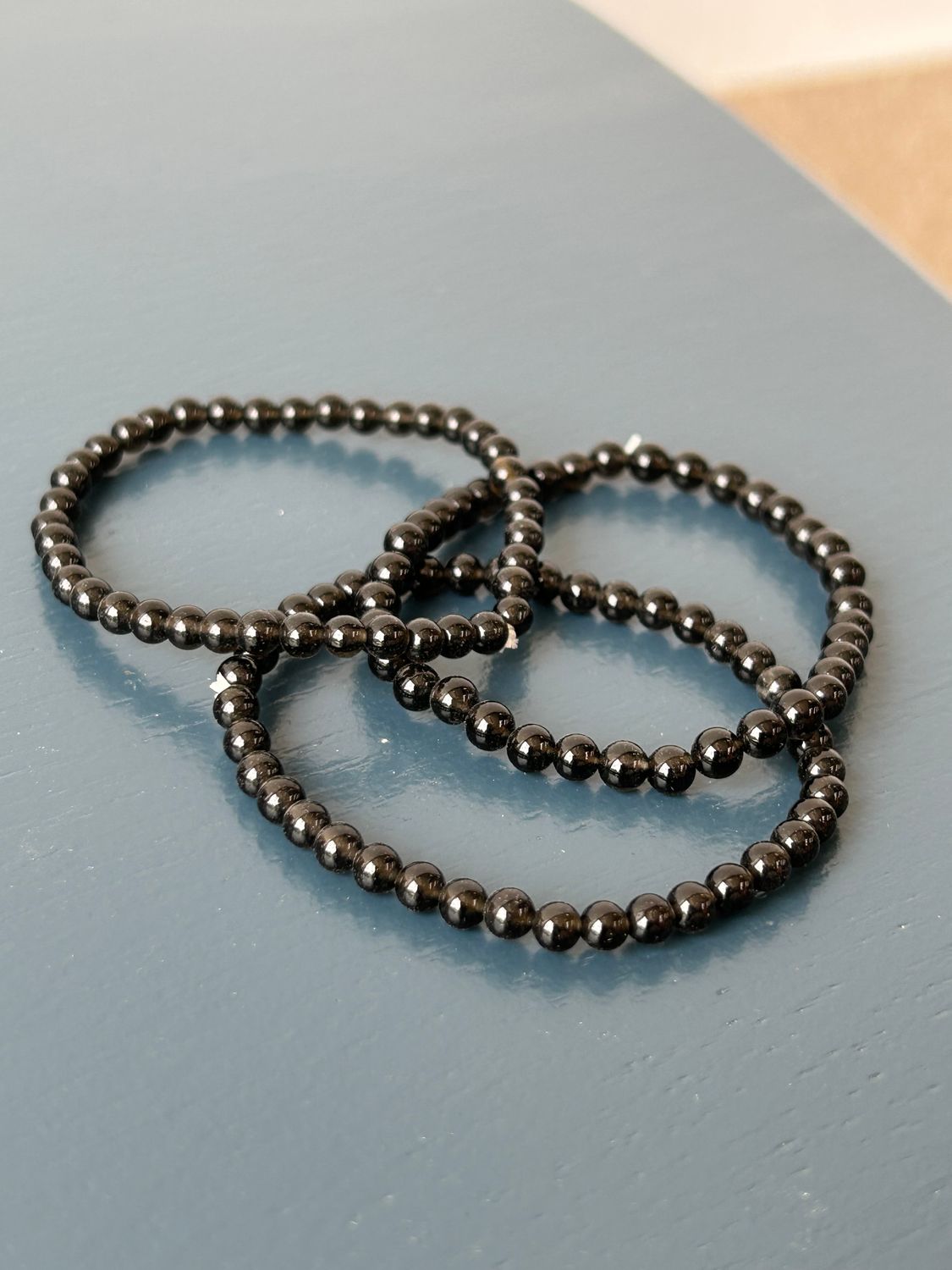 Kinder armband obsidiaan (4mm) Kinder armband obsidiaan (4mm)