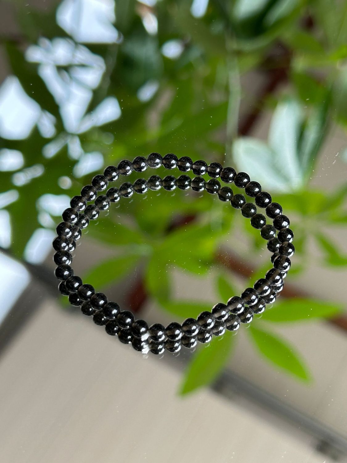 Kinder armband obsidiaan (4mm) Kinder armband obsidiaan (4mm)