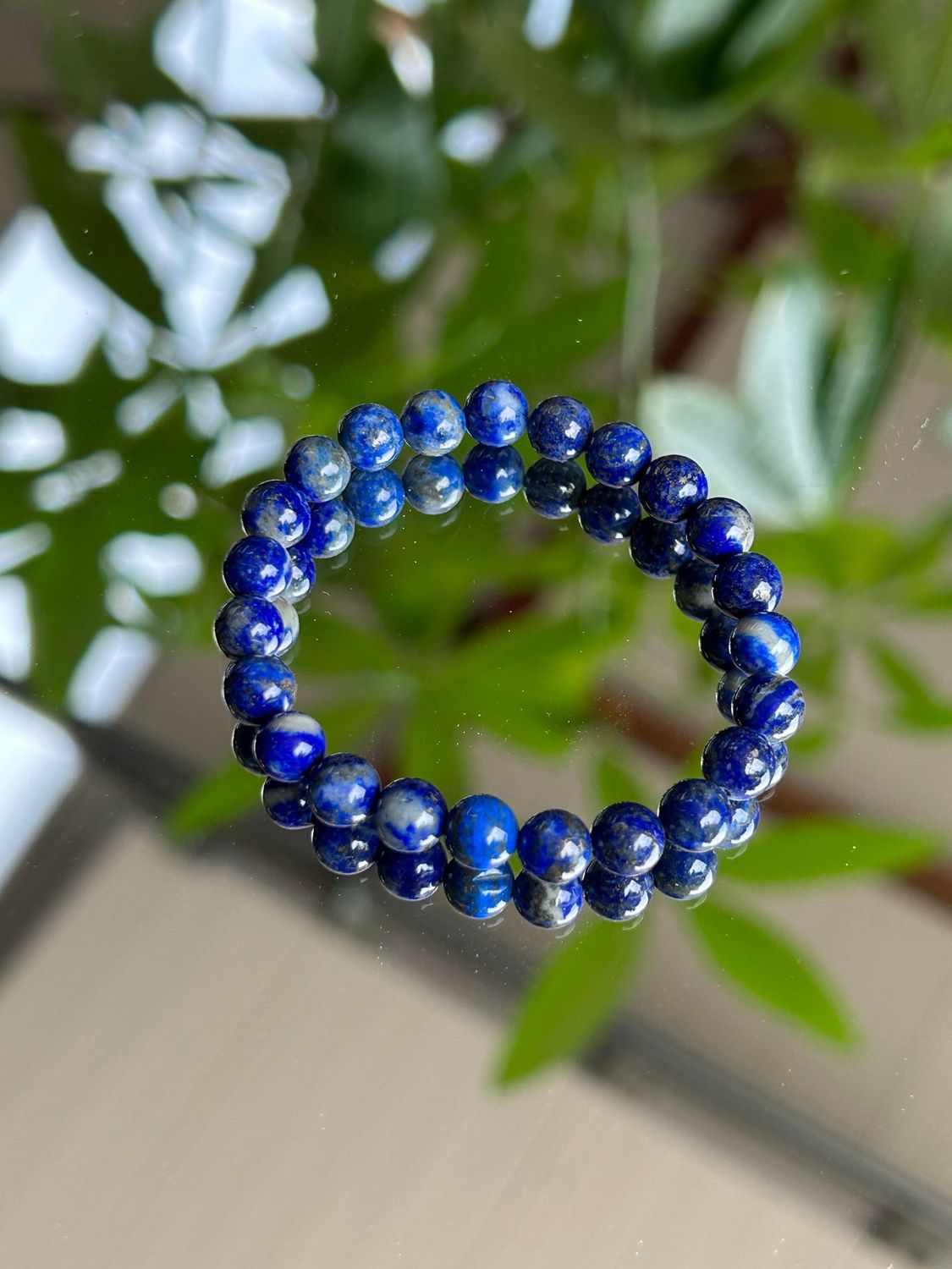 Kinder armband lapis lazuli (6mm)