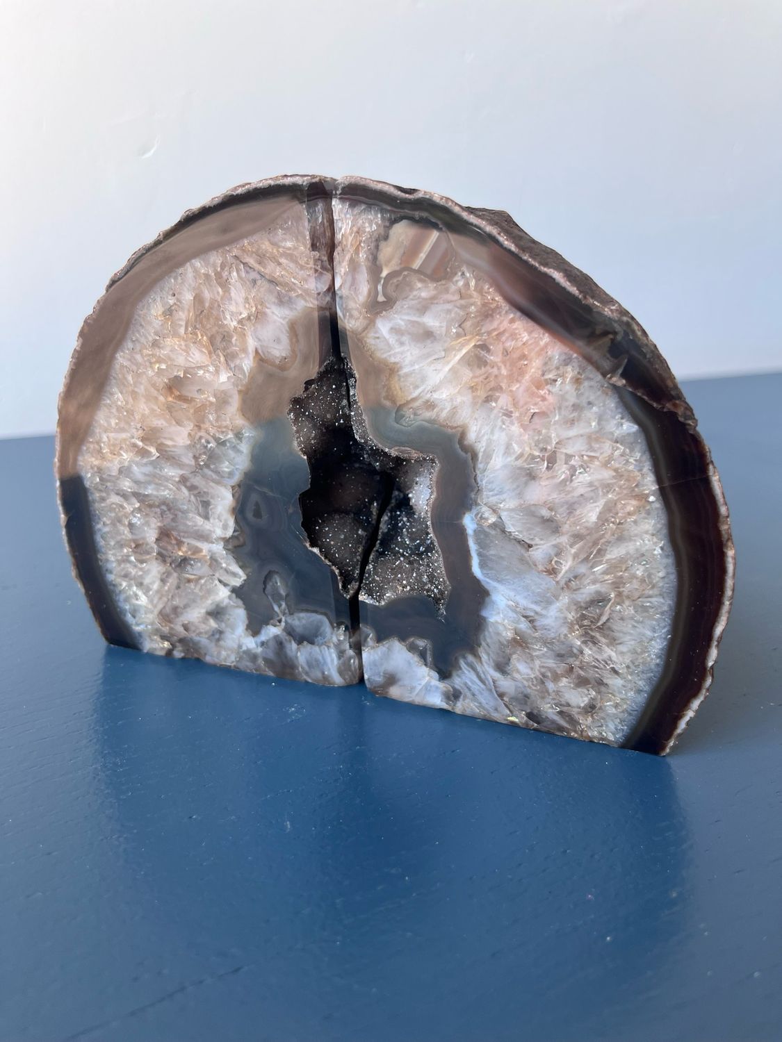 Druzy agaat boekensteen Druzy agaat boekensteen
