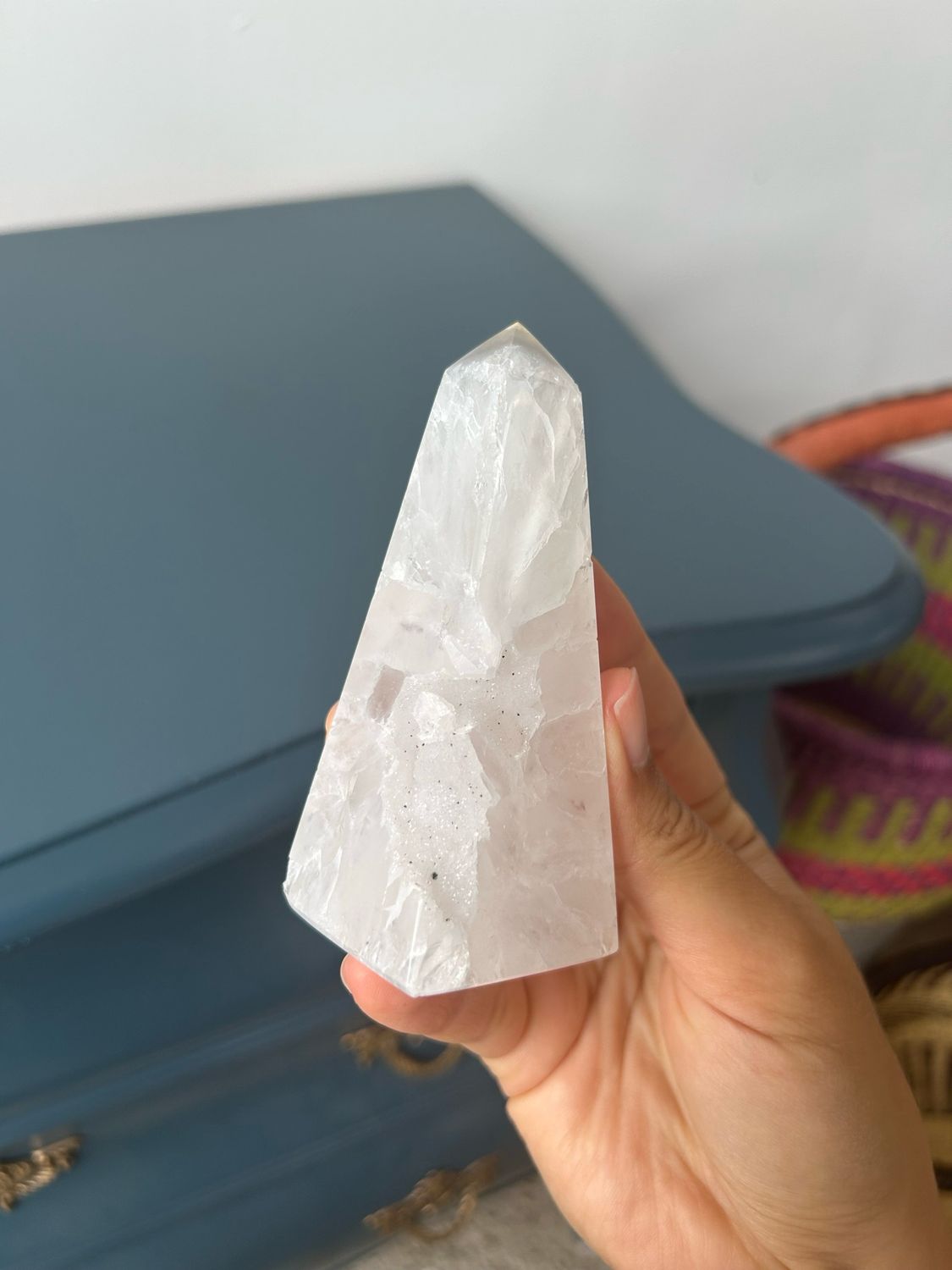 Druzy obelisk van agaat