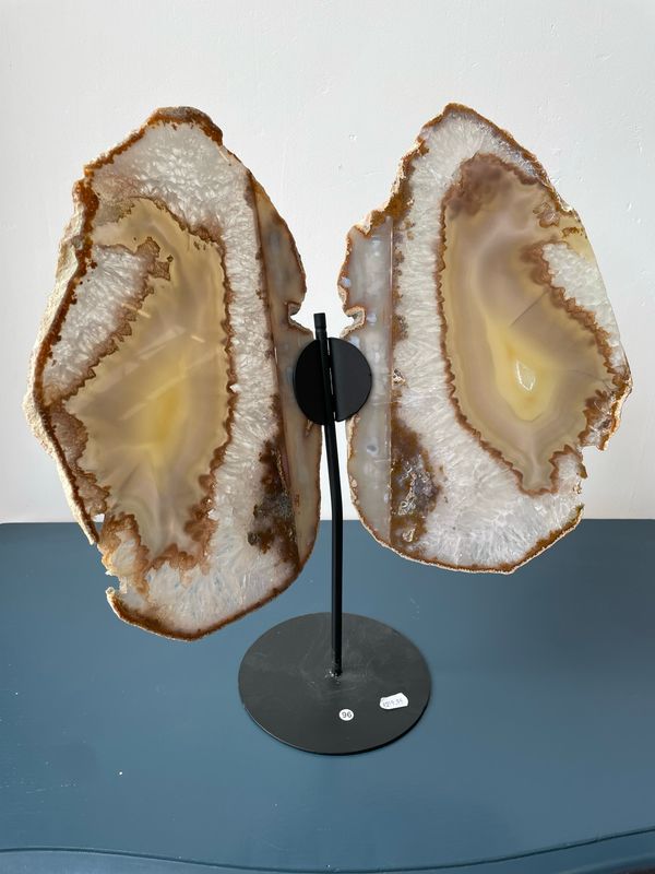 Vlindervleugels van agaat