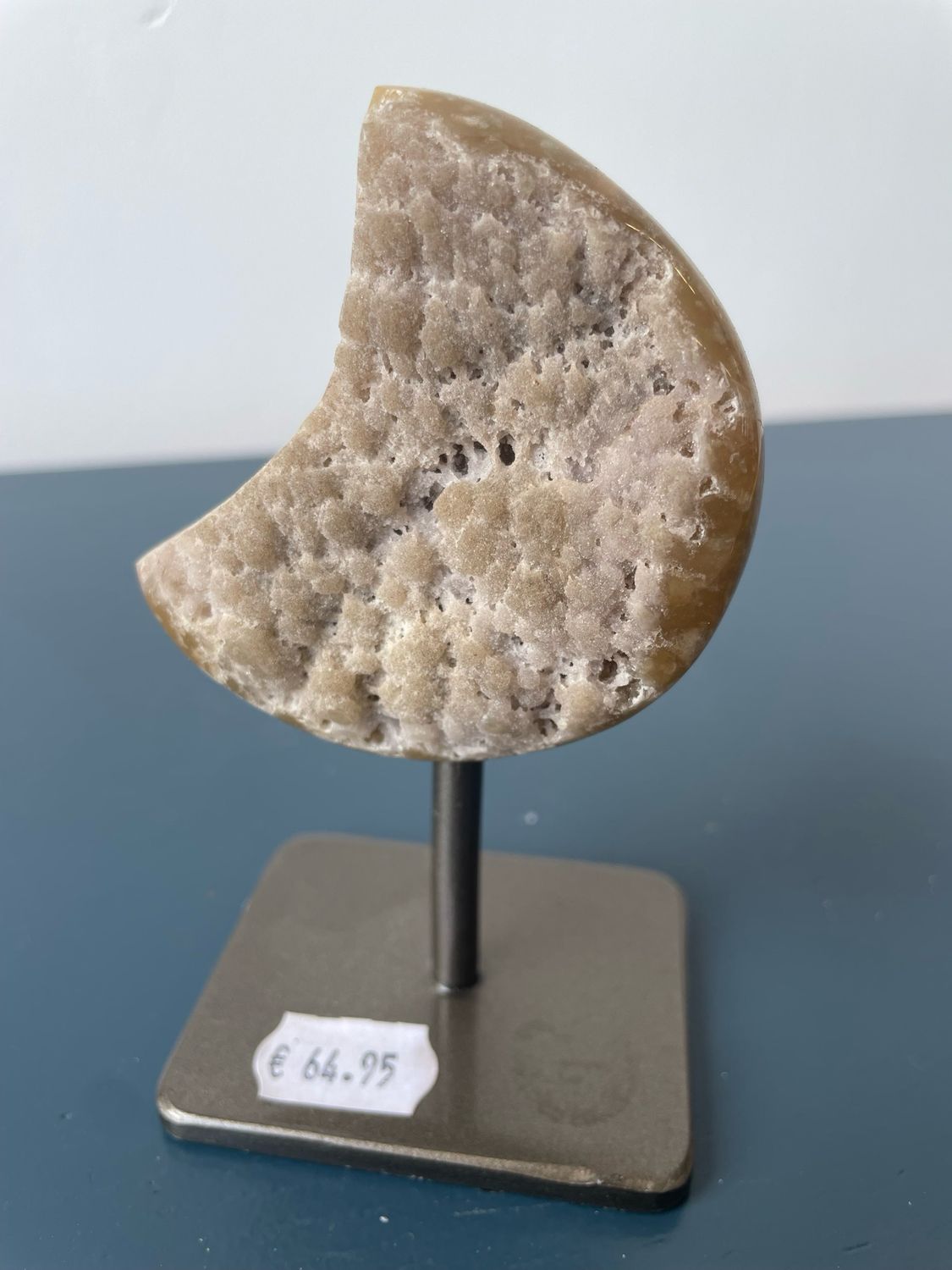 Agaat druzy (maan vorm)