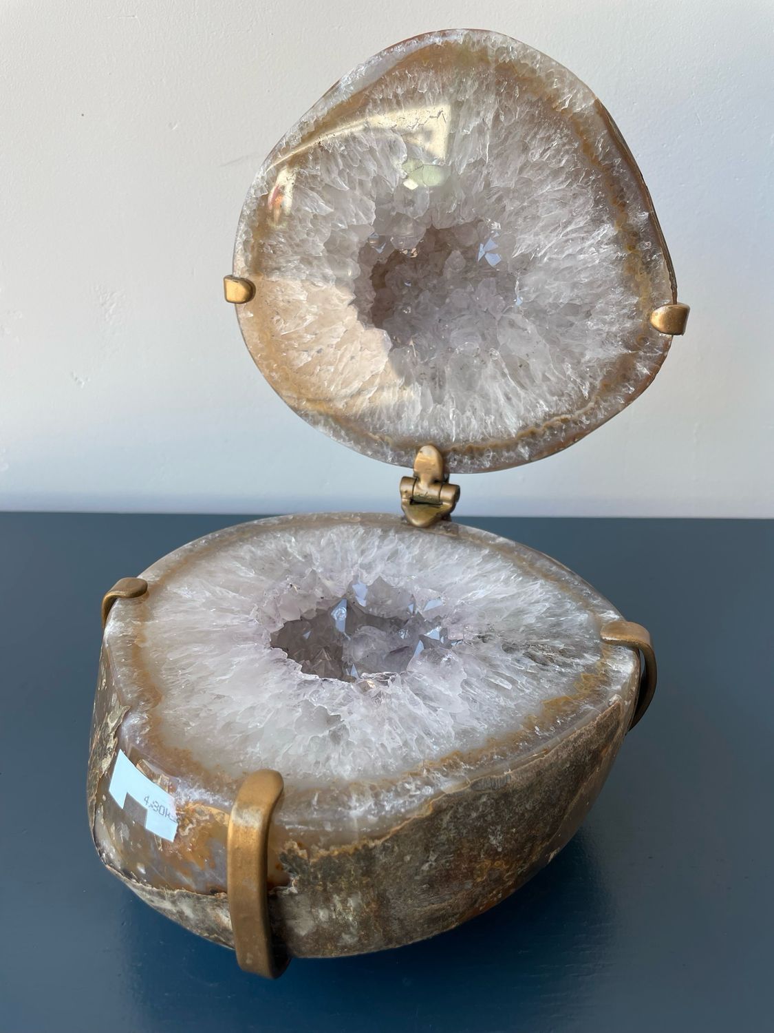 Agaat geode (open klapbaar) Agaat geode (open klapbaar)