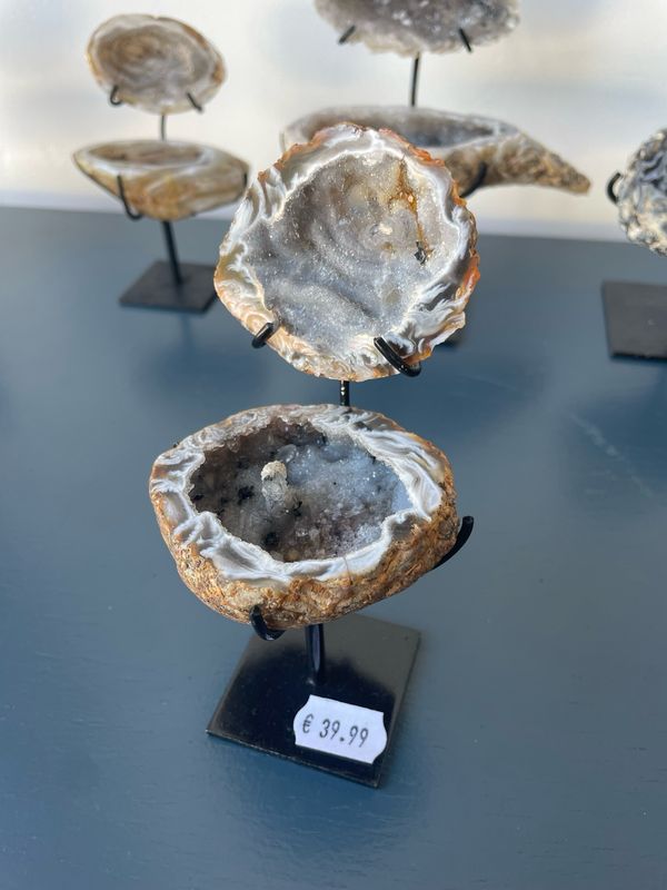 Schattig agaat geode voor sieraden Schattig agaat geode voor sieraden