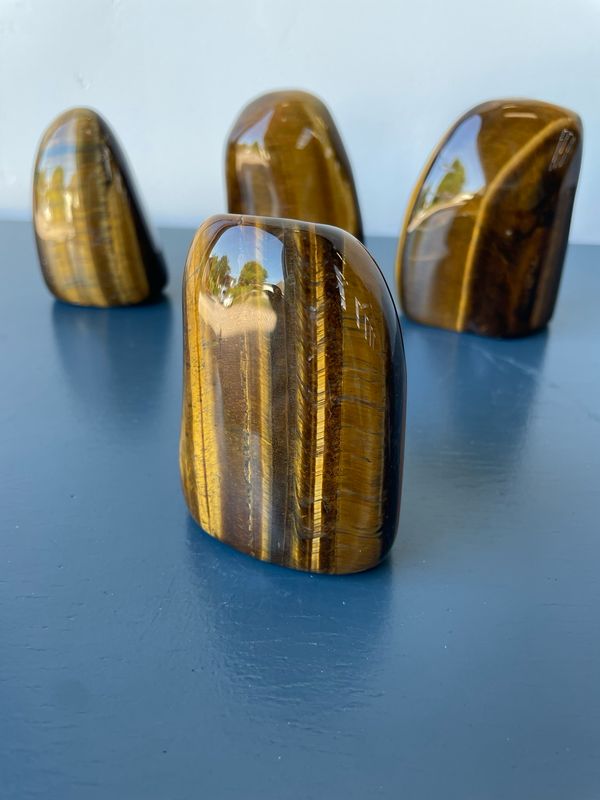 Tijgeroog sculptuur Tijgeroog sculptuur