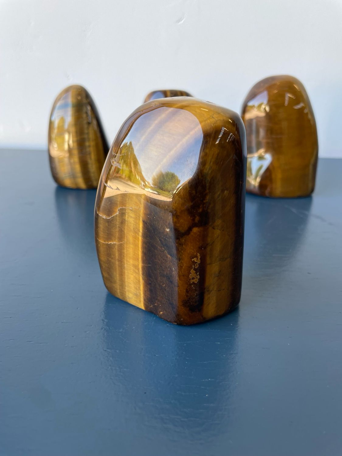 Tijgeroog sculptuur Tijgeroog sculptuur