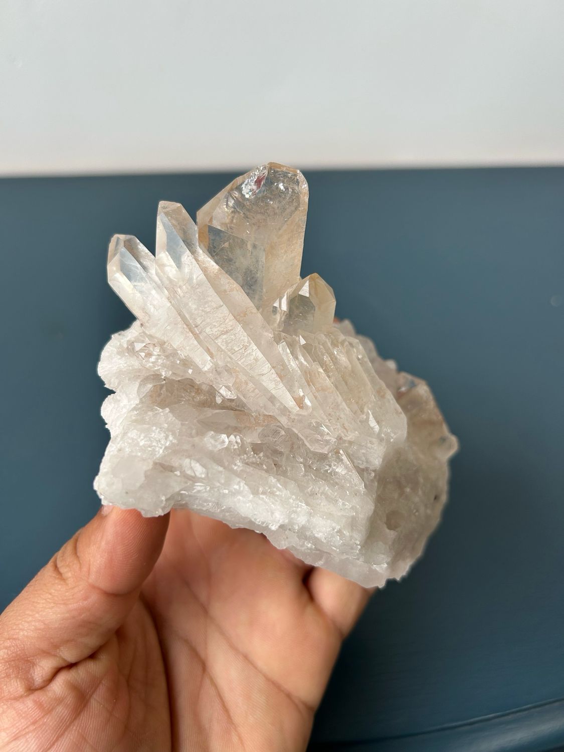 A+ bergkristal cluster