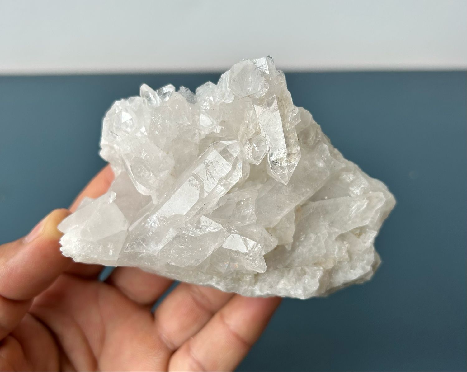 A+ bergkristal cluster